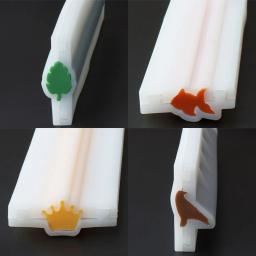 Grande Folha De Abelha Tubo Longo Sabonete Molde De Silicone, DIY, Sanduíche, Mousse, Fabricação De Bolo, Vela De Resina De Pássaro, Decoração De Chocolate, Presente De Natal, Novo - Image 6