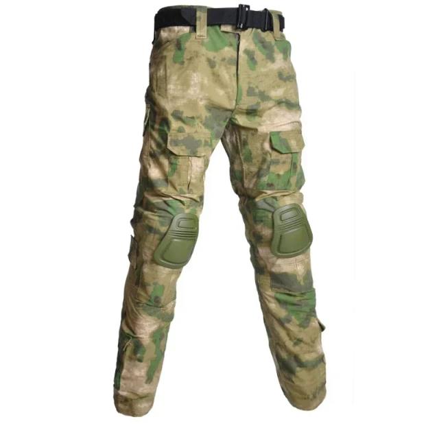 Terno Tático de Treinamento para Caça e Camping com Camuflagem - Conjunto Completo de Roupas ao Ar Livre em Tamanhos até 5XL