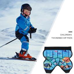 Crianças bunda quadril proteção para esqui skate snowboard rolo hip proteção shorts engrossado crianças patinação almofadas de bunda proteger almofadas - Image 5