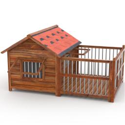 Impermeável sólida madeira Dog House, Canil impermeável ao ar livre, Grande cão antifúngico madeira casa tipo, Four Seasons, Universal - Image 4