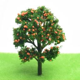 Árvore De Frutas De Plástico Para Construção De Modelo, Escala De Ho, Layout De Trem, Jardim, Mesa De Areia, Árvores Modelo, Cenário, Durável E Prático - Image 1