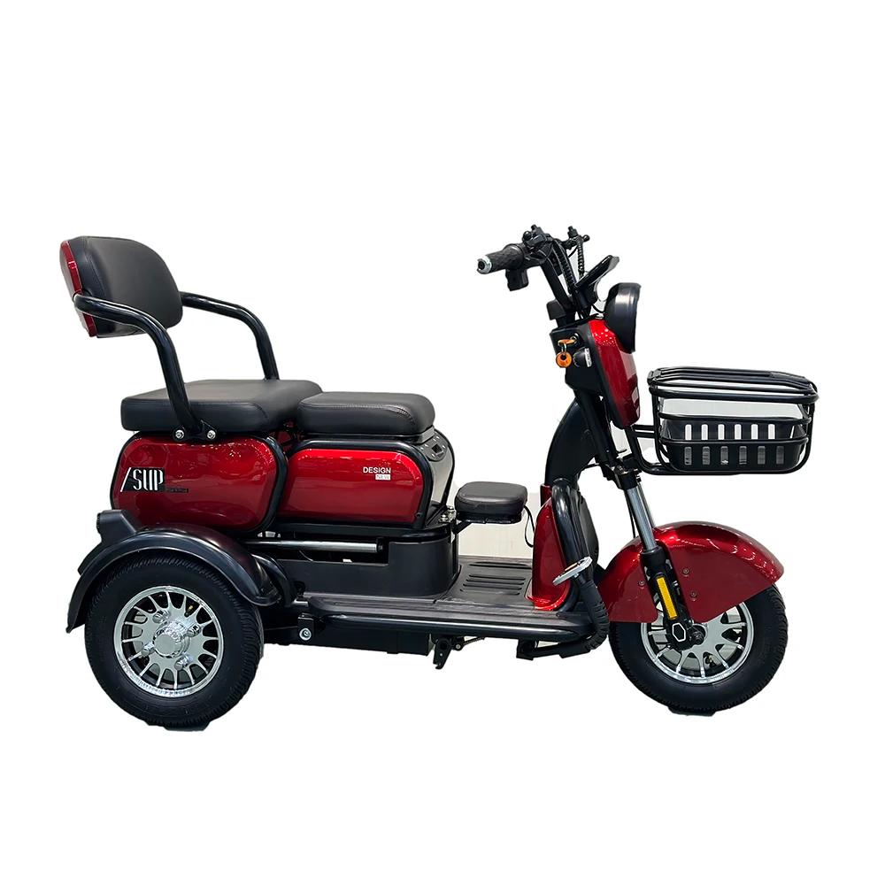 Triciclo elétrico com pneu gordo para adultos, bicicleta de 3 rodas, triciclo elétrico, bicicleta de carga, 3 rodas, motor 750W, 20 polegadas - Image 1