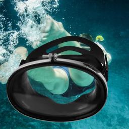 Óculos Temperados De Mergulho, Sem Nebulização, Máscara De Snorkeling - Image 1