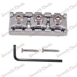 Duplo bloqueio sistemas Tremolo ponte corda para guitarra elétrica, porca trancada, ouro acessórios peças, 43mm, 1pc - Image 2
