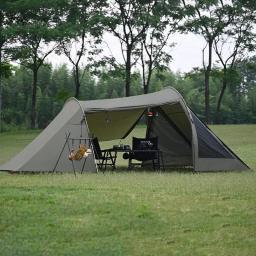 Waterproof Lightweight Camping Tent com tela, Tent família, extra grande, à prova de intempéries, configuração instantânea, varanda vestíbulo - Image 3