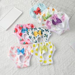 Calças Fisiológicas Laváveis para Animais de Estimação, Roupa Interior Menstrual para Cães Pequenos e Médios, Calcinha Periódica, Chihuahua, Fraldas Curtas - Image 3