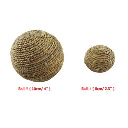 Brinquedo interativo para o animal de estimação pequeno, brinquedo do animal de estimação, hamster, cobaia, grama natural, 1pc - Image 4