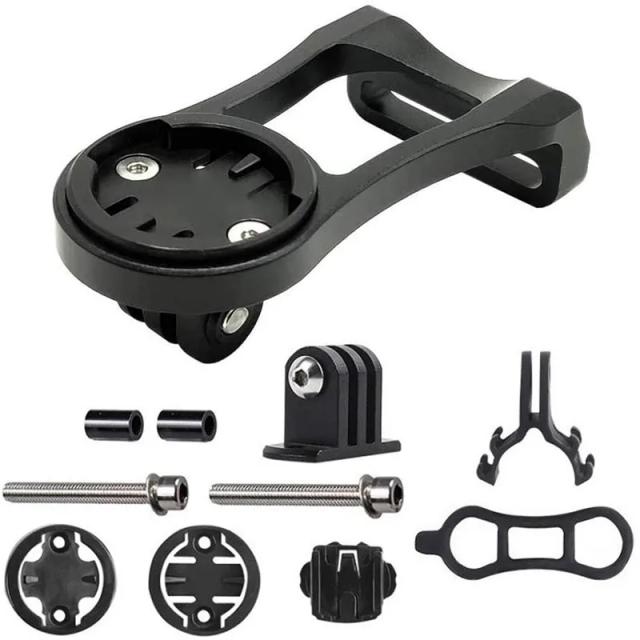 Suporte Multifuncional para Bicicleta: Montagem de Computador e Câmera, Velocímetro e Lanterna para Garmin, IGPS, Bryton e GoPro