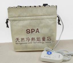 Conjunto gratuito de temperatura ajustável lava energia natural corpo terapia massagem pedras spa pedra basalto rocha quente frio com saco aquecedor - Image 2