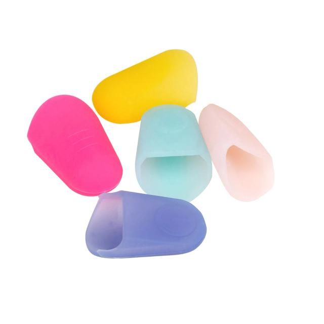 Capa Protetora de Silicone para Bocal de Saxofone e Clarinete - Conjunto com 5 Peças em Cores Aleatórias