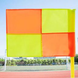 Bandeira do árbitro de futebol para o jogo justo esportes jogo de futebol hóquei formação linesman bandeiras artigos esportivos bandeiras equipamento do árbitro - Image 3