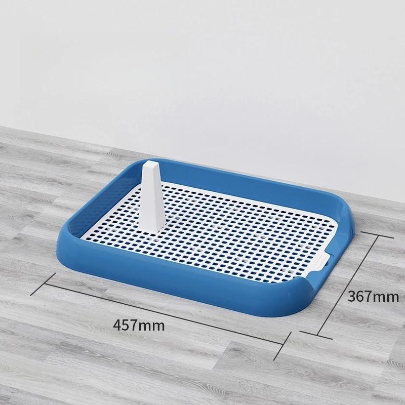 Bandeja potty antideslizante para treinamento de animais de estimação, Banheiro para cães pequenos e gatos, Almofadas potty internas para cachorro e gatos, Caixa de lixo - Image 1