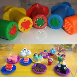Diy plasticina molde modelagem argila kit plástico jogar massa ferramentas conjunto cortadores moldes brinquedo para crianças presente do miúdo de alta qualidade segurança - Image 3
