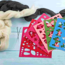 Magiclulu-Kit Feltragem Agulha, Applique De Lã, DIY Moldes Starter Craft, Template Stencil, Feltro Ferramenta Iniciante, Agulhas Bordadas - Image 6