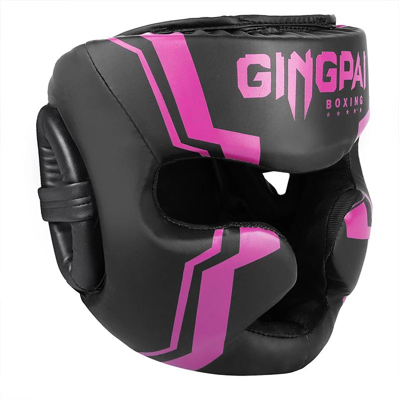Equipamento De Treinamento De Proteção Completo, Feixe Cruzado, Proteção De Cabeça Fechada, Capacete De Boxe, Cor Sólida, Boxe, Novo, Presente - Image 1