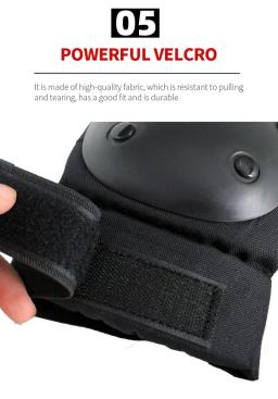 Equipamento de proteção profissional para cotovelo, pulso, joelheira, engrenagem resistente, ao ar livre, skate, rolo, ciclismo, bicicleta, 6pcs - Image 4