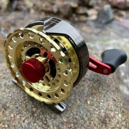 Ghotda jangada carretel de pesca ao ar livre jangada de gelo acessórios de pesca carretel de metal roda de pesca de inverno equipamento de mercadorias - Image 2