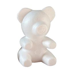 Poliestireno Isopor Urso, Molde de urso branco para casamento, Dia dos Namorados, Decoração para casa - Image 2