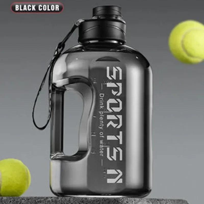 1.7l/2.7l/4l/5l esportes garrafa de água ginásio ciclismo copo portátil grande capacidade garrafa de água para fitness acampamento masculino água kellte - Image 1