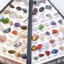 Caixa de Coleção de Pedras Preciosas Naturais, Cristais de Quartzo, Pedras Caídos, Rocha Granel, Espécime Mineral, O Mundo, Irregular, 12 Pcs/Set, 15 Pcs/Set, 36 Pcs/Set - Image 5