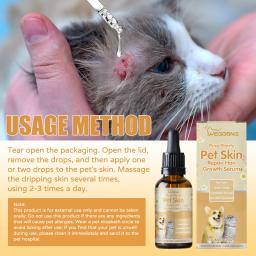 Yegbong-pet pele reparar soro, gato e cão pele ferida cuidados, cabelo Coceira - Image 3