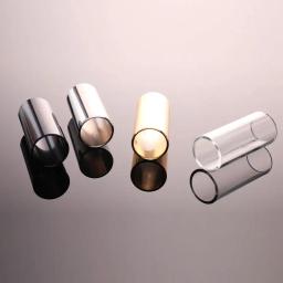 Guitarra Slide Bar para Ukulele, Aço Inoxidável, Metal e Vidro, Finger Slides, 60mm - Image 1