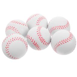 6 pçs softball esponja treinamento beisebol crianças brinquedos pu 700x700x700cm bolas esportivas softballs estudante criança - Image 3