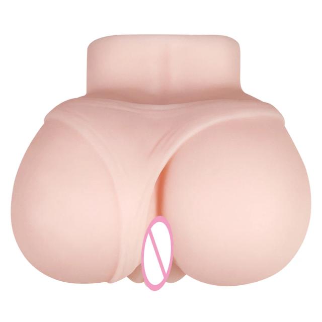 Masturbador Masculino Realista 3D - Buceta e Bunda Separados