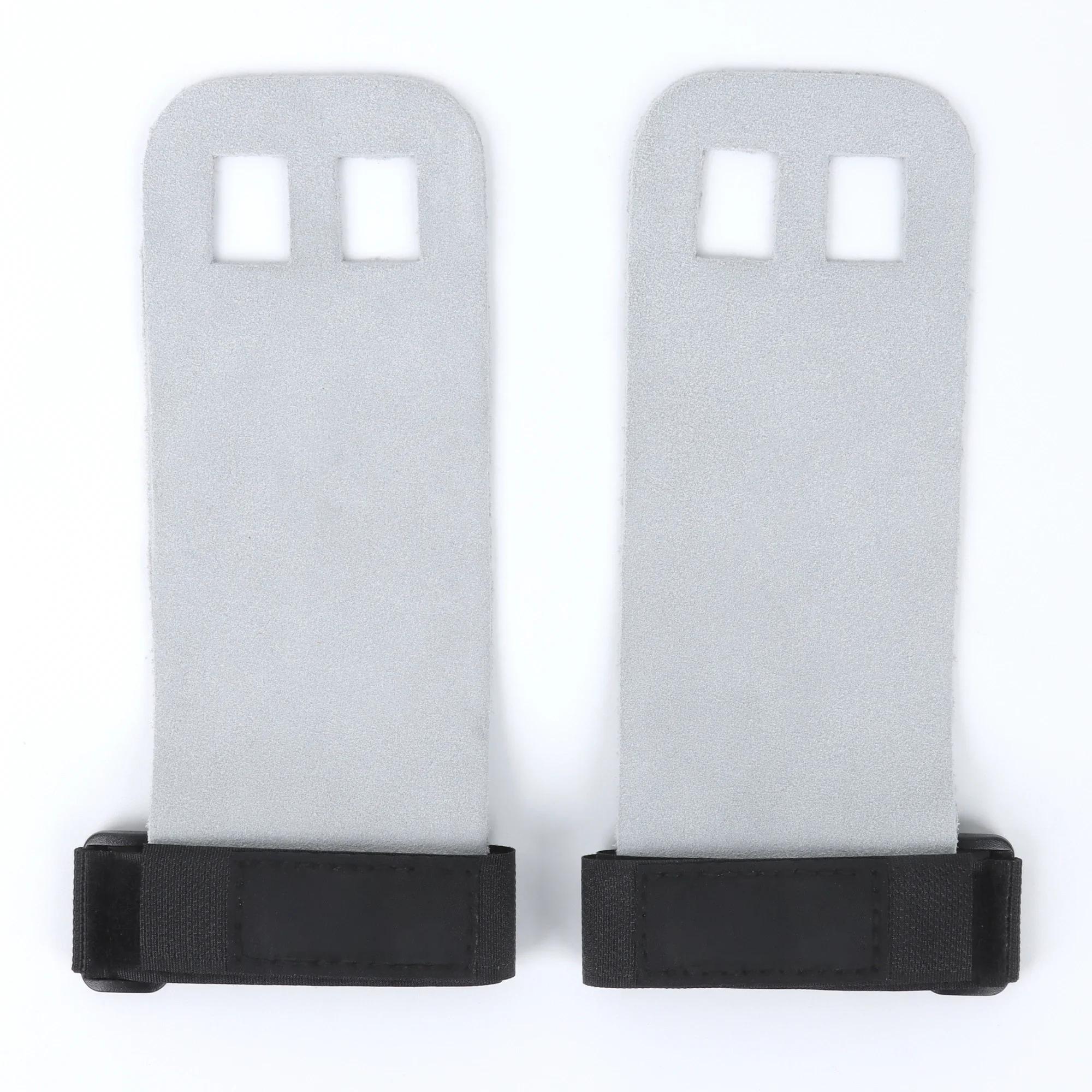 Luvas De Levantamento De Peso De Couro Sintético, Aperto De Mão De Ginástica, Guarda De Haltere, Palma Proteger Luva Para Pull Up Bar, Crossfit, Ginásio - Image 1
