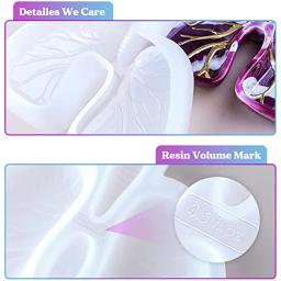 Em Forma De Pulmão Cinzeiro Silicone Moldes, DIY Arte Artesanato, Cimento Concreto Gesso, Caixa De Armazenamento De Jóias, Bar Decoração, Molde De Resina Epóxi - Image 4