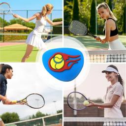 Silicone Tennis Racket Vibration Amortecedor, protetor, choque, amortecedor, acessórios - Image 2