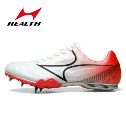 Saúde Médio Curta Distância Spike Running Shoes, Estudante Competição de Atletismo, Sprint Profissional Long Jump Nail Shoes - Image 1