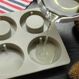 Molde de sabão formas de silicone fazendo artesanal hexagonal aromaterapia cera gesso sabão epóxi - Image 4
