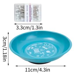 Suporte magnético para pinos, redondo, aço inoxidável, almofada de costura magnética, peças magnéticas universais, acessórios de organização para pequenos - Image 6
