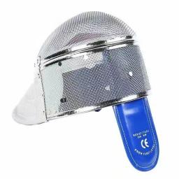 Máscara de esgrima 350n epee capacete engrenagens das mulheres dos homens crianças capa facial esgrima chapelaria com babador acolchoado esgrima equipamentos de proteção - Image 5