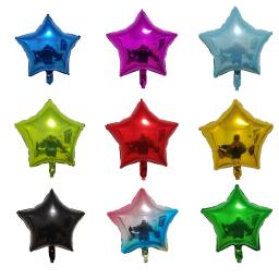 5/10pc 18 Polegada balões estrela de cinco pontas vermelho rosa verde ouro cor prata para festa de casamento do feriado birthdayvalentine ano novo - Image 1