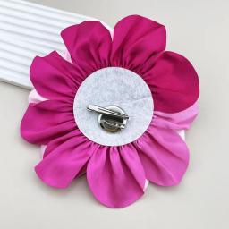 20cm tecido grande flor broche pino cachecol botão corsage moda lapela pinos para mulheres festa roupas acessórios emblemas presentes - Image 5