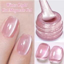 Nascido bonito 10ml luz de água gato gel magnético unha polonês vernis semi permanente embeber fora cristal gel polonês para unhas manicure - Image 3