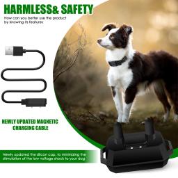 Cerca do cão sem fio GPS, choque elétrico vibrar, Faixa 100-3300 pés, Força de aviso ajustável, recarregável, Pet Containme - Image 6
