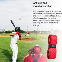 Fita de bastão para alça de raquete de beisebol, fita antiderrapante Sweatband, sensação pré-seca e seca, tênis antiderrapante Overgrip, 1m - Image 4
