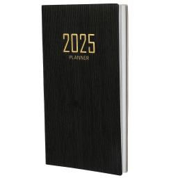 O caderno 2025 agenda planejador livros portáteis agenda diária estudantes bloco de notas acadêmico conveniente delicado - Image 1