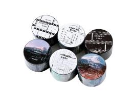 Vintage Literary Film Series Masking Washi Tape Retro Cenário Decorativo Adesivo Material Etiqueta Scrapbooking - Image 5
