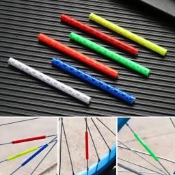 Luz de advertência da segurança para a bicicleta, acessórios do ciclismo, tiras reflexivas, grampo-em luzes, borda da roda falou - Image 2