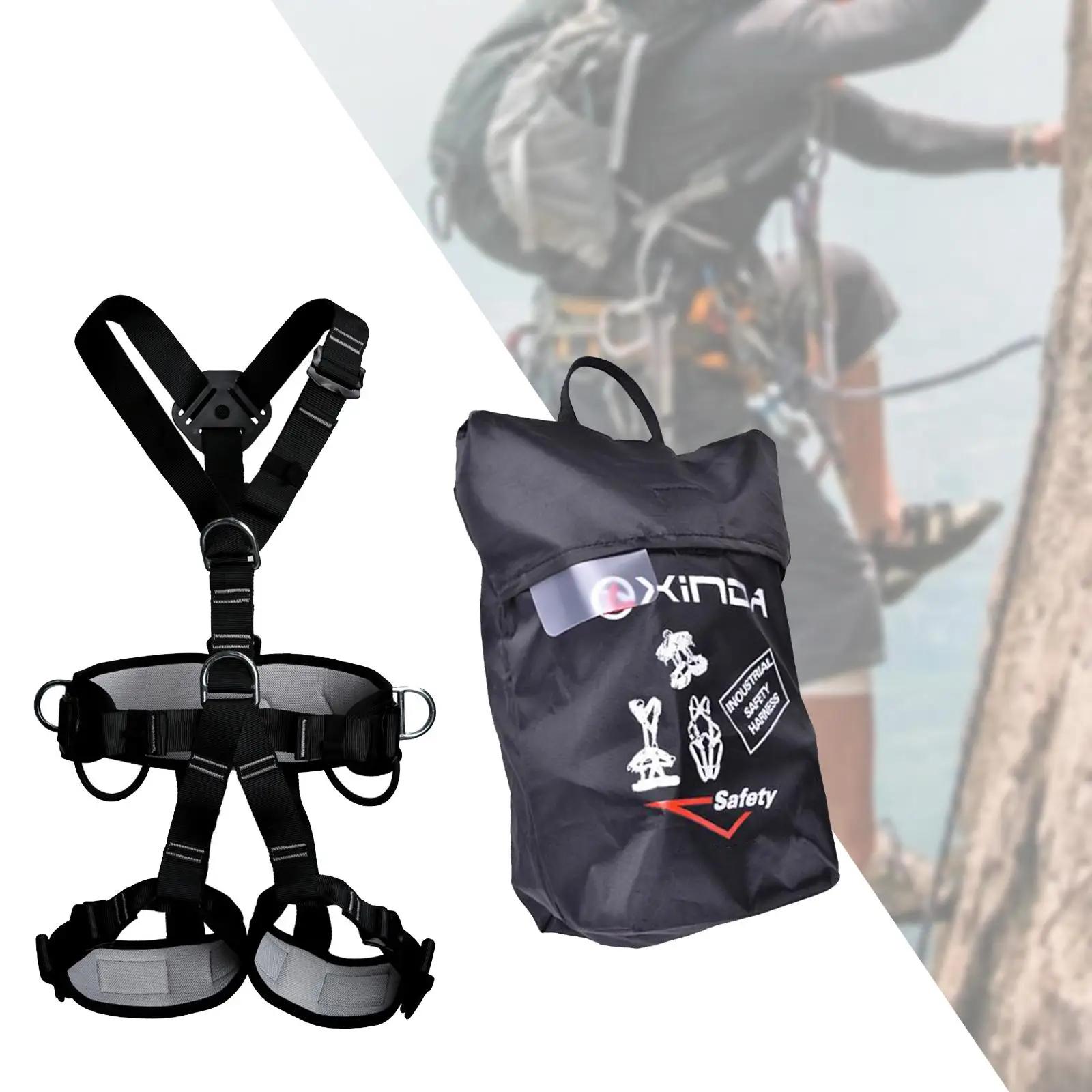 Arnês de Escalada Profissional de Corpo Inteiro para Homens e Mulheres, Cinto para Montanhismo, Atividades ao Ar Livre, Treinamento, Rapel - Image 1