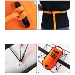 Bóia de natação inflável e Drybag Airbag duplo Flutuador de natação Flutuador de segurança para águas abertas Caiaque Caiaque - Image 4