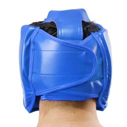 Black Boxing Sparring Protetor de Cabeça, MMA Face Guard, Capacete, 50 a 58cm - Image 4