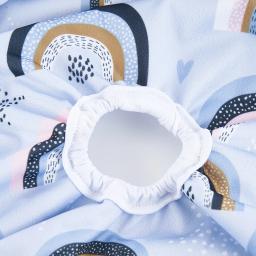 Hanpanda reusável fraldas para cães durável & lavável sanitário envolve calcinha para animais de estimação do sexo feminino com forte e flexível velcro - Image 4