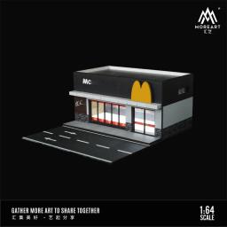 MoreArt-restaurante iluminação versão de um modelo cena, estacionamento para exibição, presentes, coleção, 1:64 - Image 6
