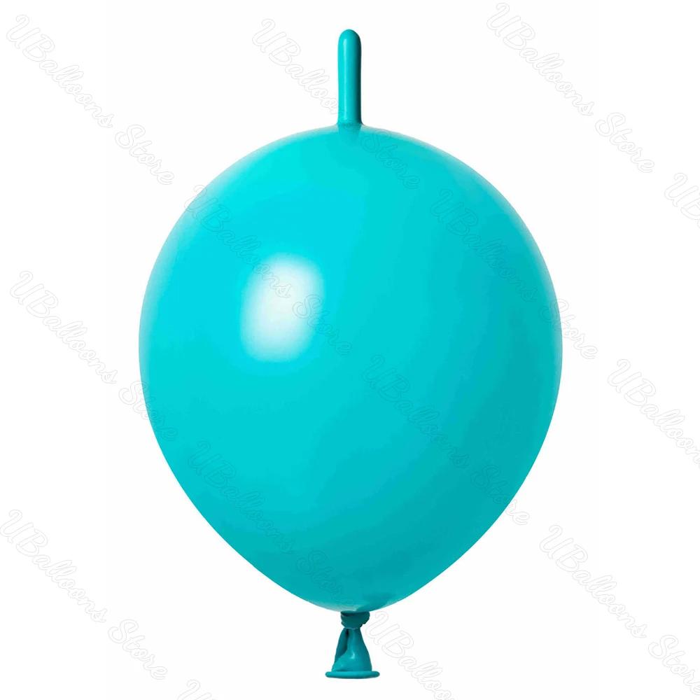 10/50 pçs link balões macaron colorido látex ar 6/12 polegada cauda ligação balões para o natal casamento festa de aniversário decoração - Image 1
