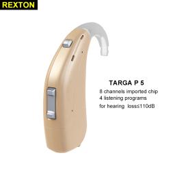 REXTON-Aparelho auditivo Targa P5A, Chips importados, 8 canais, amplificador de som, 120dB, alta potência, surdez, original, 2023 - Image 1